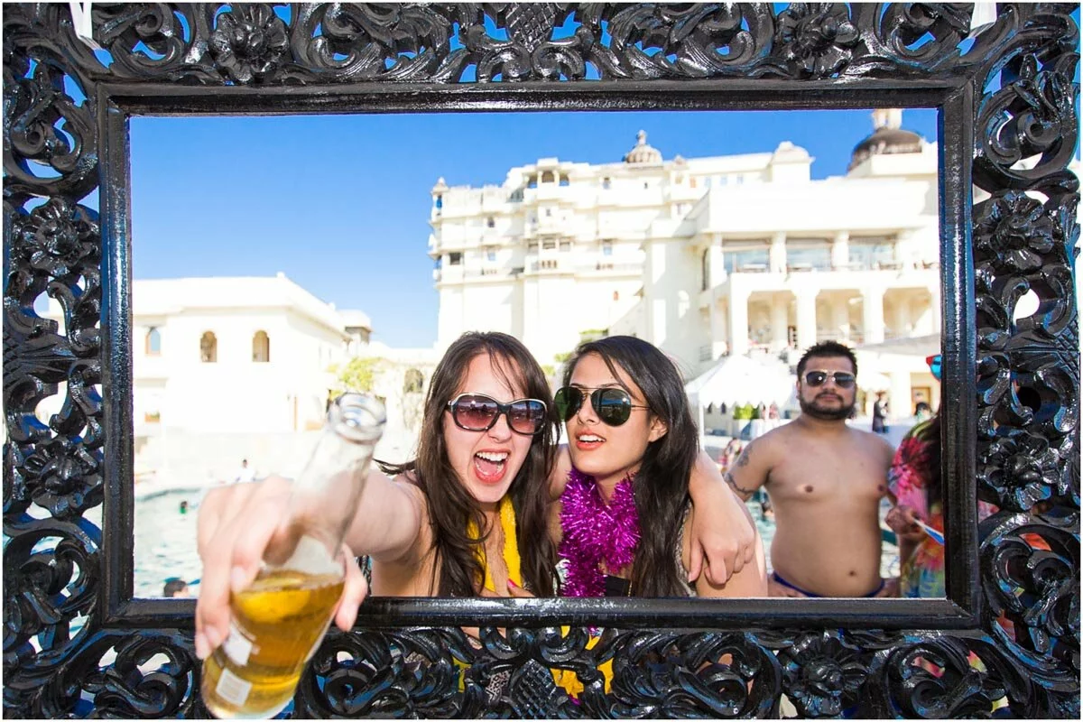15a pool party devigarh candid indian wedding photography